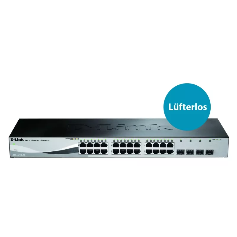 D-Link DGS-1210-28 Managed L2/L2+ 1U Must