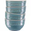 Staub Ceramique kausside komplekt 0.7 L ümmargune keraamiline türkiissinine 4 tk