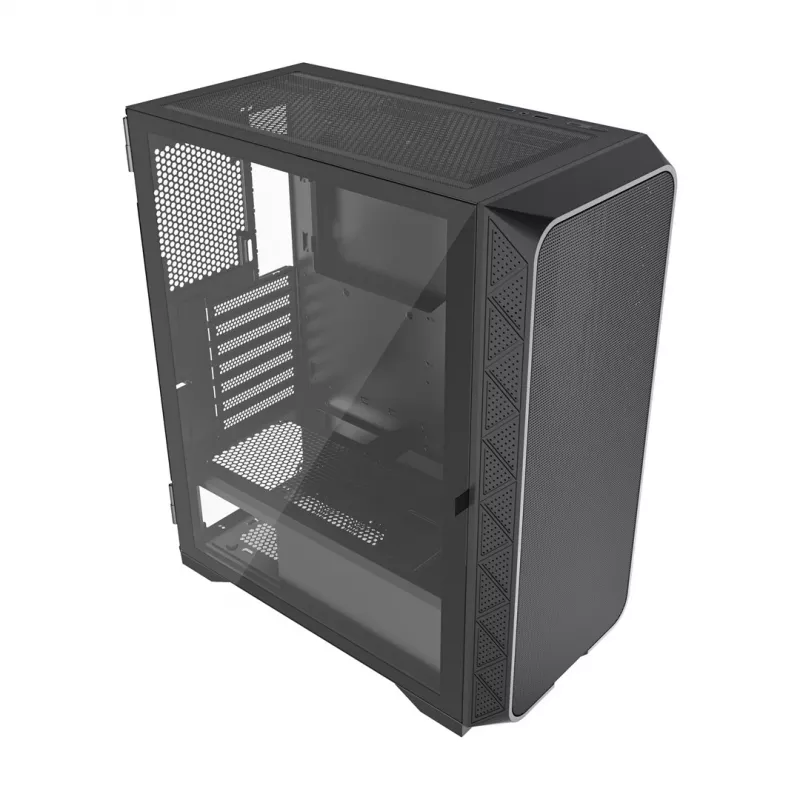 Gembird CCC-FC-M200 Gaming ATX korpus, Fornax M200, võrk, ilma ventilaatoriteta, must
