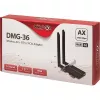 Sisemine WLAN Bluetooth kaart Inter-Tech DMG-36 5400 Mbit/s Wi-Fi 6
