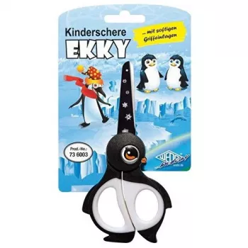 WEDO käärid mudel 73 6003 — kontori-/käsitöökäärid, sirge lõikega, üheteraline, 130 mm, must/valge