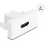 DeLOCK 90850 pistikupesa 2 x HDMI isane pistik valge