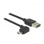 USB-kaabel DeLOCK 83853 USB 2.0 2 m USB A Micro-USB B Must