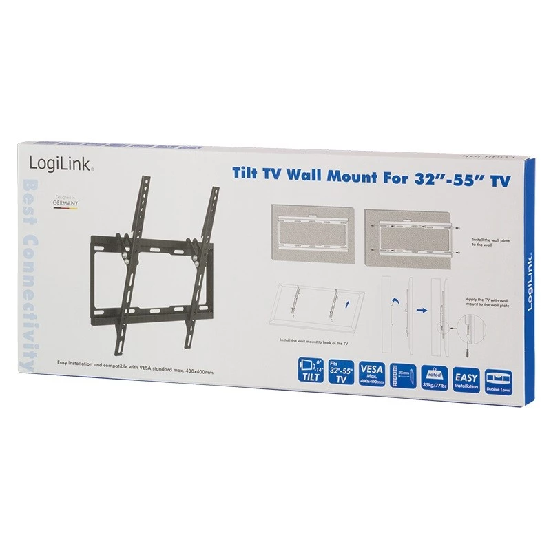 TV-kinnitus LogiLink BP0012 139.7 cm (55 tolli) Must