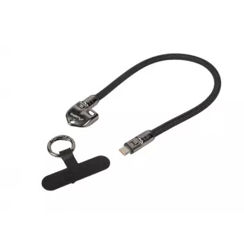 USB-C kaabel LANBERG CA-CMCM-10LN-0003-BK 0,3 m 240 W Must