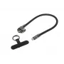 USB-C kaabel LANBERG CA-CMCM-10LN-0003-BK 0,3 m 240 W Must
