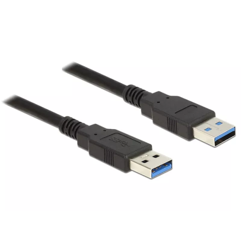 USB-kaabel DeLOCK 85061 USB 3.2 Gen 1 1,5 m Must