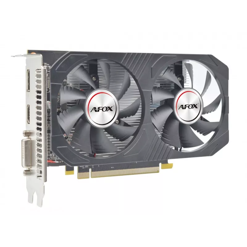 Graafikakaart AFOX AMD Radeon RX 550 4 GB GDDR5 PCIe 3.0, 1183 MHz, 128-bit, kahe ventilaatoriga