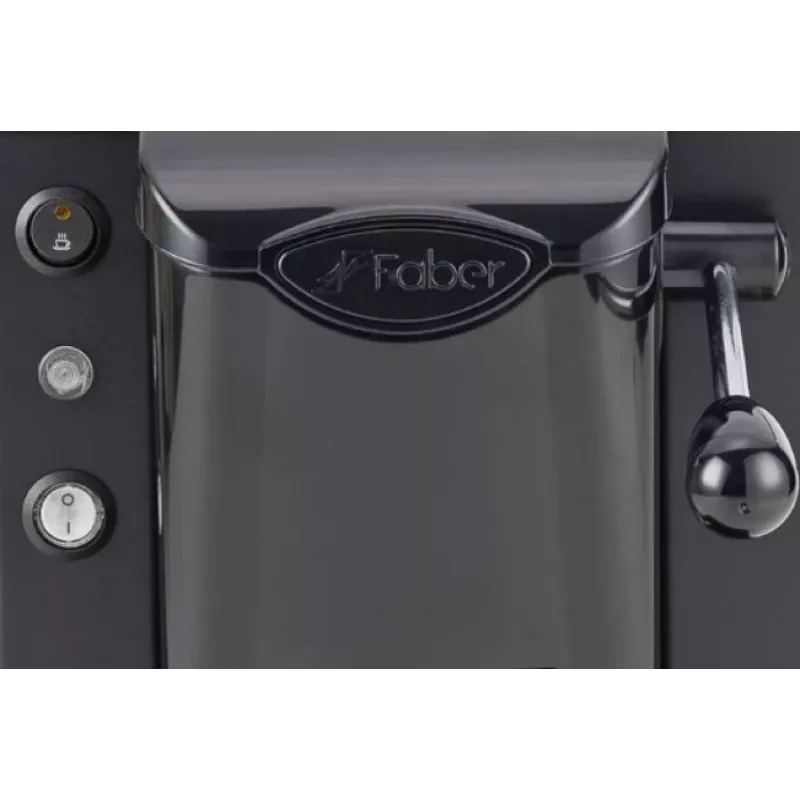 Pod coffee machine FABER Slot Plast Semi-auto 1.3 L water tank, 500 W, Must, 1-cup