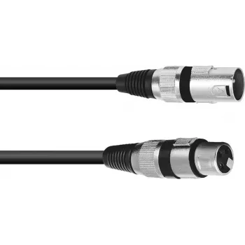 Kõlarikaabel PSSO XLR 2x2,5 mm², 3 m, must