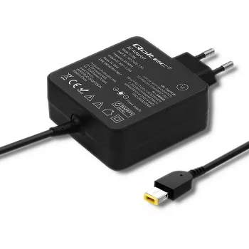 Toiteadapter QOLTEC 51766 65W vahelduv-alalisvool 20V 3.25A IBM/Lenovo jaoks, must, 1.75m kaabel