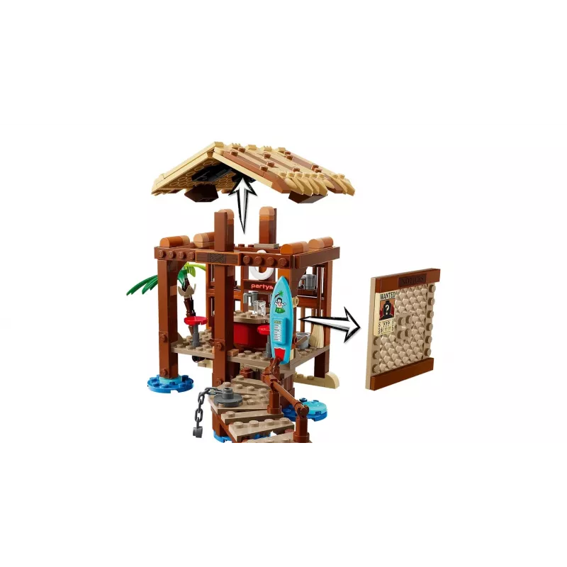 LEGO ehituskomplekt One Piece 75636 Tuuliku külaonn, 299 osa, 3 minifiguuri, 8+ aastat