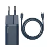 Baseus Super Si Power laadija USB-C–Lightning kaabliga 20W sinine