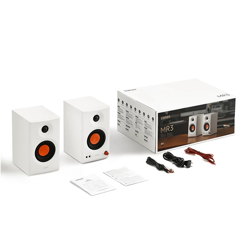 Edifier | Toitetud stuudiomonitorid | MR3 | 18W x 2 W | Bluetooth | Valge | ≥ 85 dB | Juhtmevaba ühendus