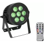 LED PAR valgusti EUROLITE 7x9W IP-reitinguga — 7 x 9 W LED-id, IP-reitinguga korpus