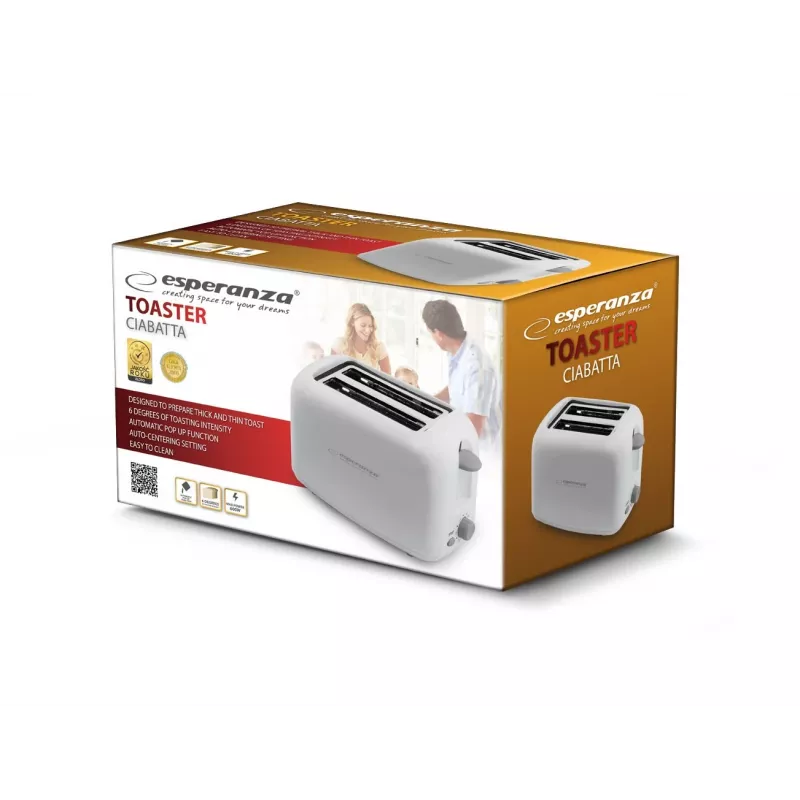 Esperanza EKT002 Caprese 2 viilu(viilu) 600 W Valge