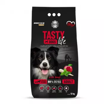 BIOFEED Tasty Life medium & large Beef - kuiv koeratoit - 12kg