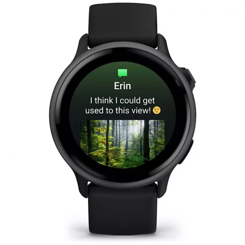 Garmin vívoactive 6 3.05 cm (1.2) AMOLED 42 mm Digitaalne 390 x 390 pikslit Puuteekraan Must Wi-Fi GPS (satelliit)