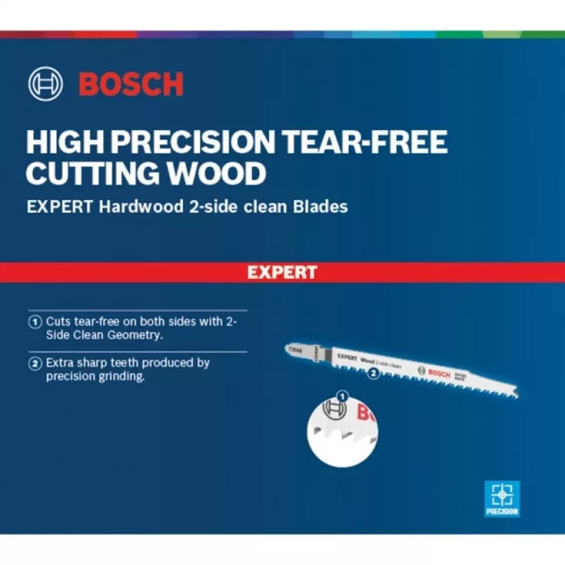 Bosch 2 608 900 551 pusle/figuursae/kolbsae tera Pusletera Kõrge süsinikusisaldusega teras (HCS) 5 tk