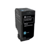 Lexmark - Hohe Ergiebigkeit - cyan - Original - Tonerpatrone LCCP - für Lexmark CS720de, CS720dte, CS725de, CS725dte, CX725de, CX725dhe, CX725dthe (74
