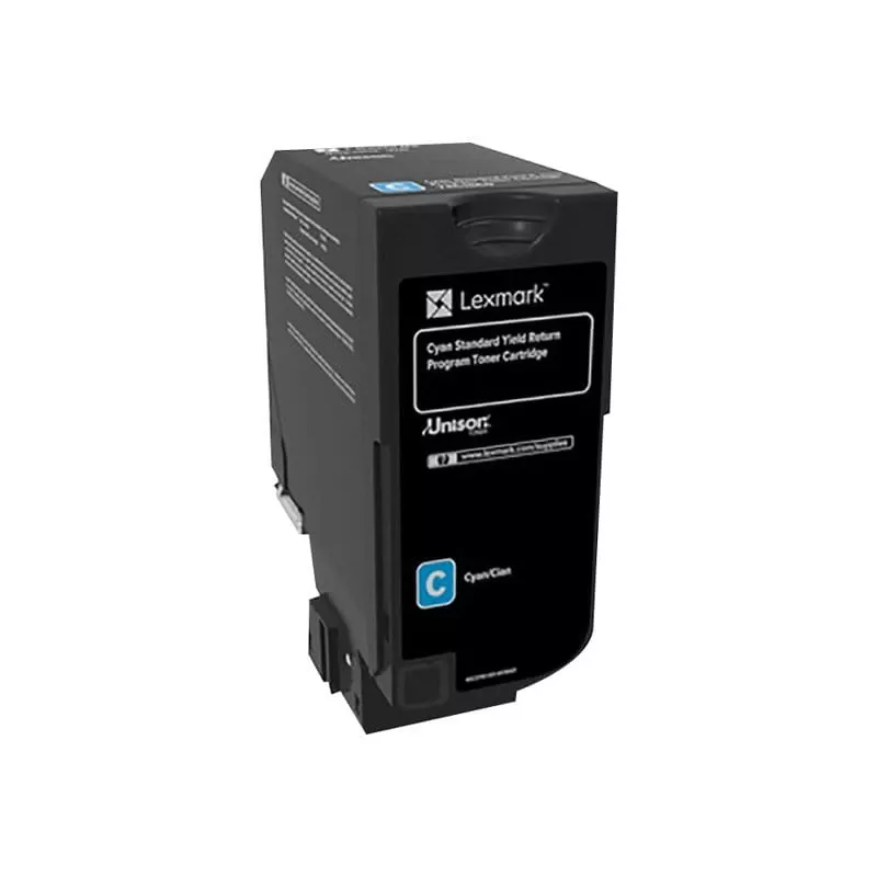 Lexmark - Hohe Ergiebigkeit - cyan - Original - Tonerpatrone LCCP - für Lexmark CS720de, CS720dte, CS725de, CS725dte, CX725de, CX725dhe, CX725dthe (74