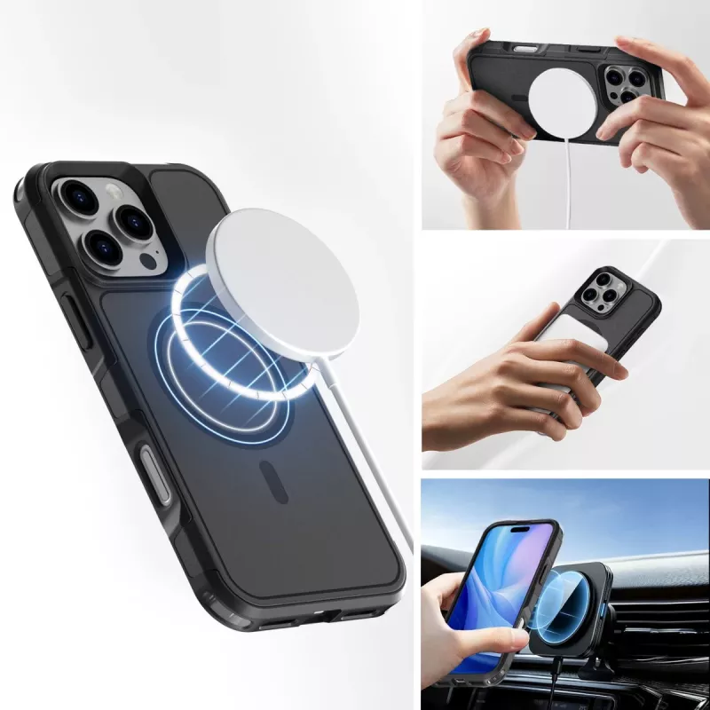 Ümbris 4smarts 541180 iPhone 16 Pro jaoks 16 cm Must