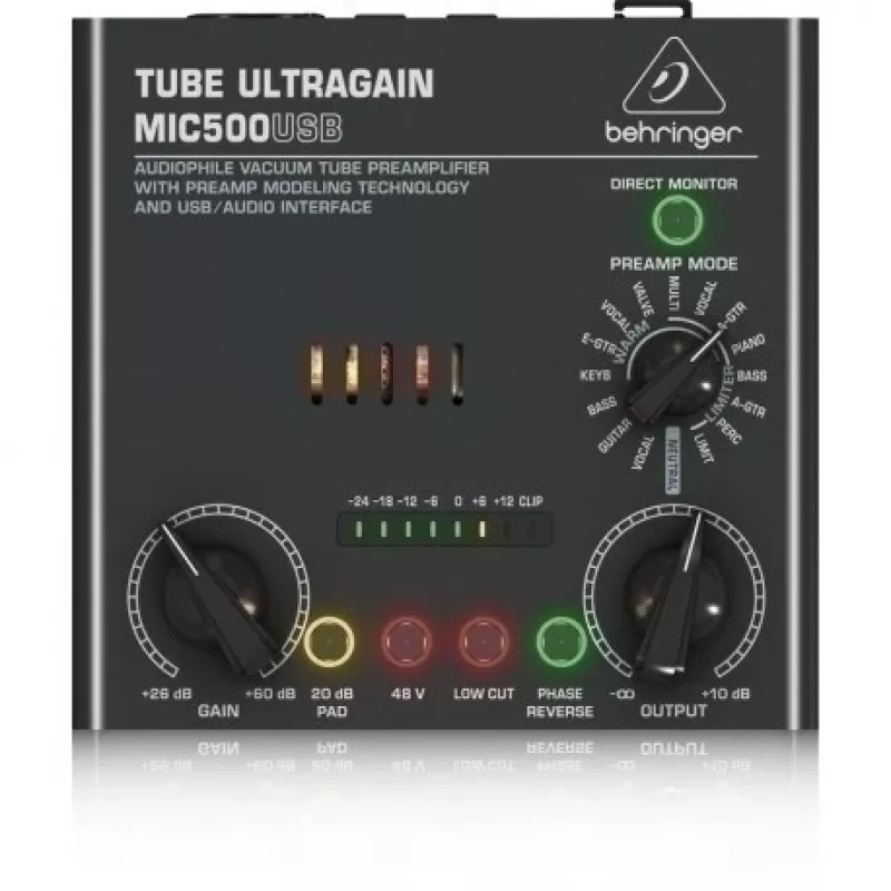 Behringer MIC500USB heli eelvõimendi