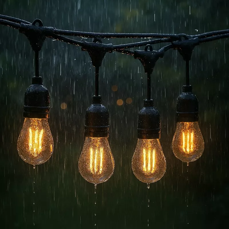 Välistingimustesse sobivad pirnvalgustid Lite bulb moments Extralink 10 m, 10 pirni, aiagurlant