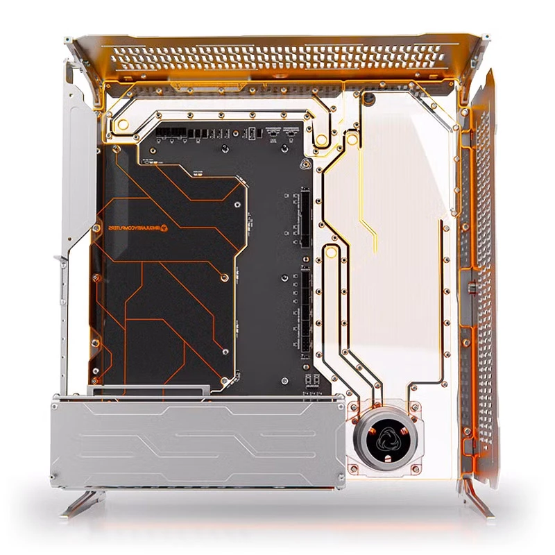 Arvutikorpus Triton Spectre Integra-M Elite by Singularity Computers — hõbedane