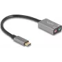 Väline USB-helikaart DELOCK 67071 — 16-bitine, 48 kHz, 3,5 mm kõrvaklapid, alumiiniumkorpus, 0,15 m kaabel