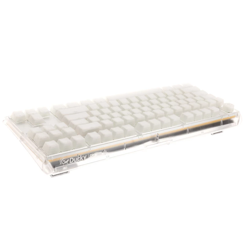 Ducky One 3 TKL klaviatuur mängimiseks USB QWERTY inglise keel Valge