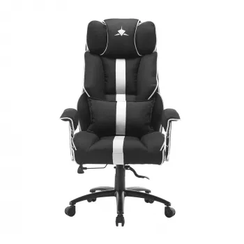 Gaming chair White Shark LE MANS Must/Valge ergonomic design