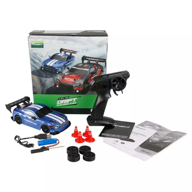 Drift RC Auto Amewi 21111, Elektriline 1:24, Li-Ion 500 mAh, alates 8. eluaastast