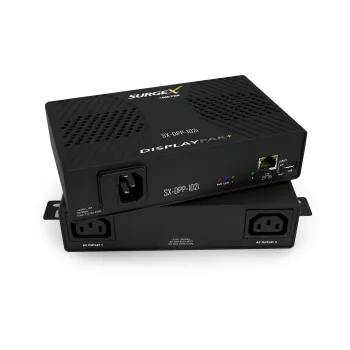 SurgeX liigpingekaitse DisplayPak IP-juhitav SX-DPP-102I — võrguhaldusega toitekaitse
