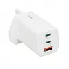 iBOX C-65 Valge, GaN 65W universaalne laadija UK pistikuga