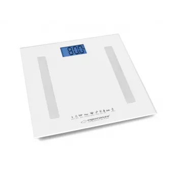Esperanza EBS016W isiklik kaal Square White Elektrooniline isiklik kaal