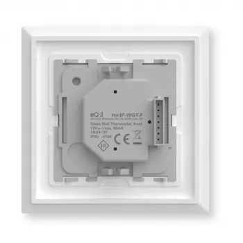 Klaasist seinatermostaat Homematic IP mudel 161458A0 — digitaalne, valge, 230 V, IP20