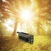 Kaasaskantav FM-raadio MANTA RDI401G päikesepaneeli, dünamovända, 4000–4500 mAh aku, 5 V USB väljundi, 3 W ja taskulambiga