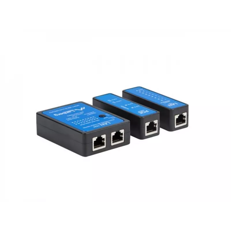 Võrgukaabli tester Lanberg NT-0404 PoE Tester Must Sinine