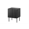 Öökapikomplekt 2 tk Cama Meble ISLA 44,5×40×59 cm must matt MDF/puitlaastplaat