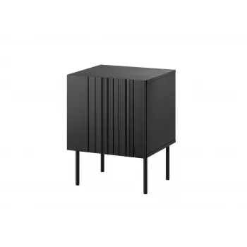 Öökapikomplekt 2 tk Cama Meble ISLA 44,5×40×59 cm must matt MDF/puitlaastplaat