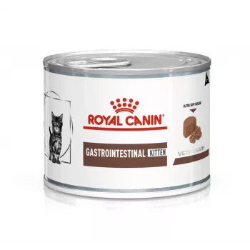 Märg veterinaardieet kassipojale Royal Canin Gastrointestinal Kitten 145 g linnuliha, 195 g purk, seedimistoetus