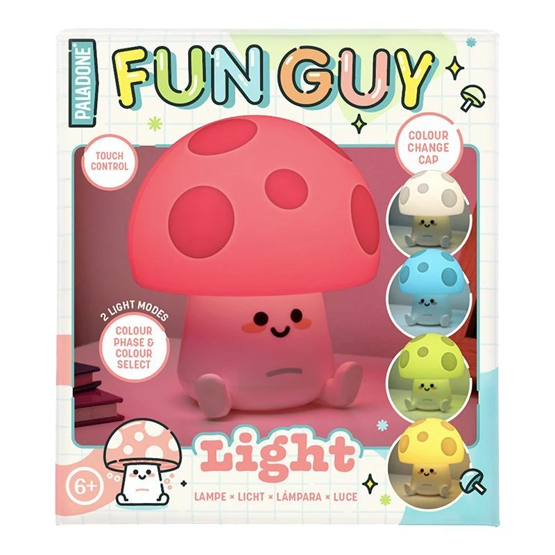 Table lamp Paladone Fun Guy Mushroom Light – novelty mushroom-shaped LED bedside lamp