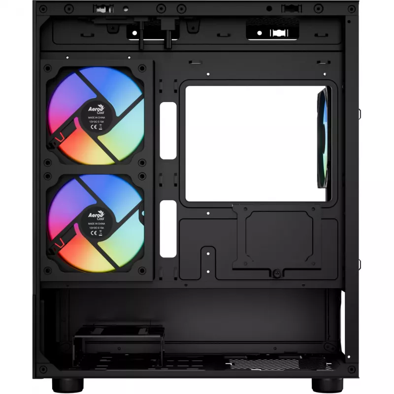 Micro/Mini-ITX arvutikorpus AEROCOOL Geh Viewport Mini-G-BK-v4 ARGB must
