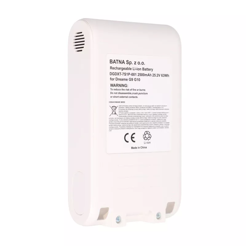 Aku, tolmuimeja G9 G10 25.2V 2500mAh