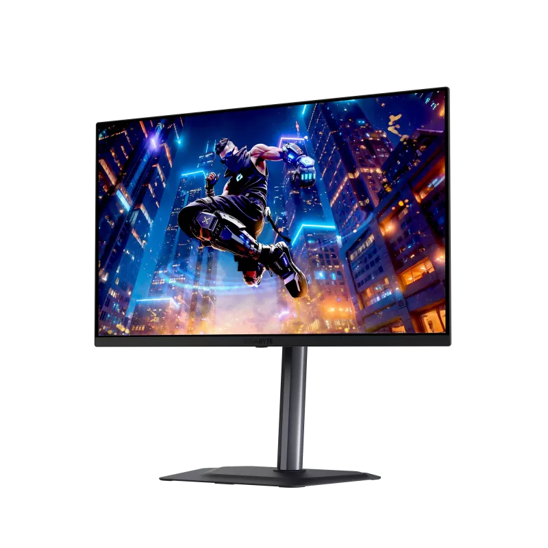 27-tolline GIGABYTE MO27Q3 QD-OLED QHD mängurimonitor — 2560x1440, 360 Hz, 0,03 ms, 250 cd/m², HDR True Must 400, HDMI 2.1, DP 1.4