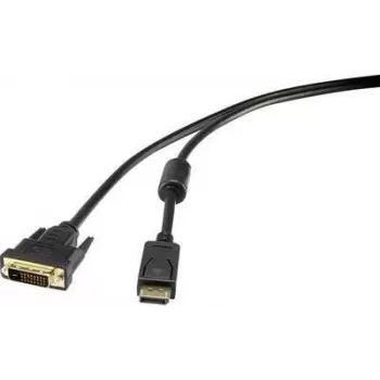Renkforce RF-3301148 videokaabel-adapter 0,5 m DisplayPort DVI-D must (RF-3301148)