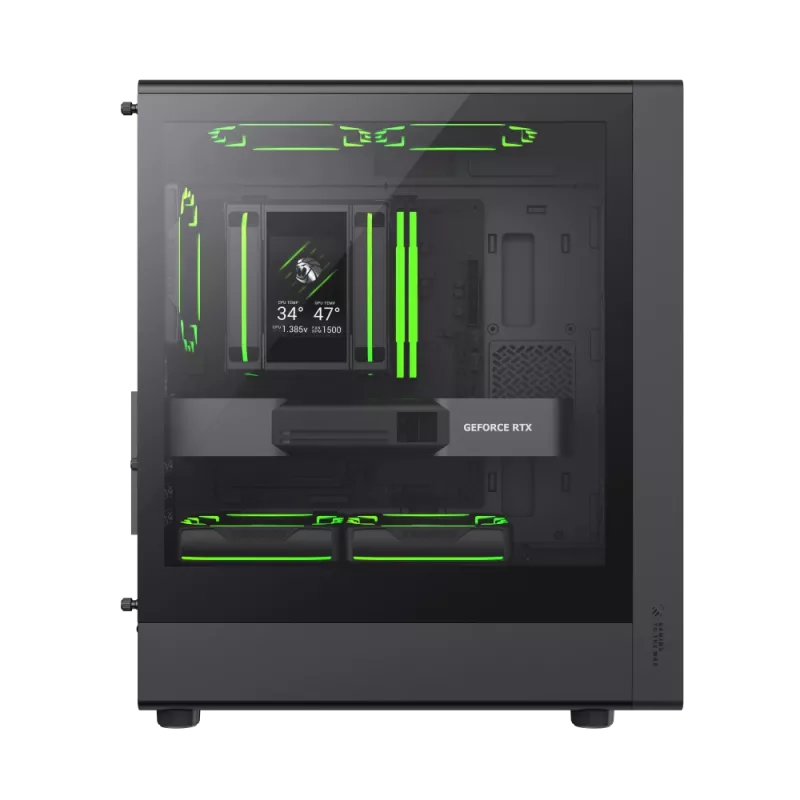 Gamemax korpus | AERIS 330 MB | Must | Mini Tower | Toiteplokk pole kaasas