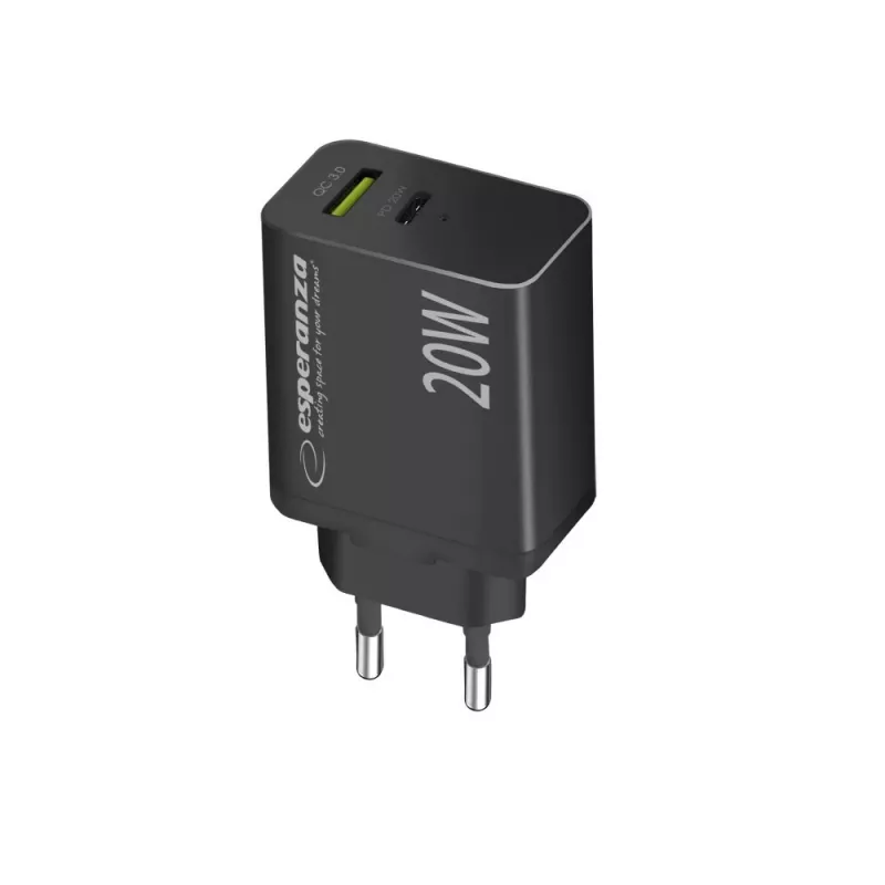 Esperanza EZC105K võrgulaadija 20W Must