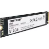 Sisemine SSD PATRIOT P300 512 GB M.2 PCIe NVMe — lugemine 1700 MB/s, kirjutamine 1200 MB/s, 3D NAND, 3,8 mm, TBW 240